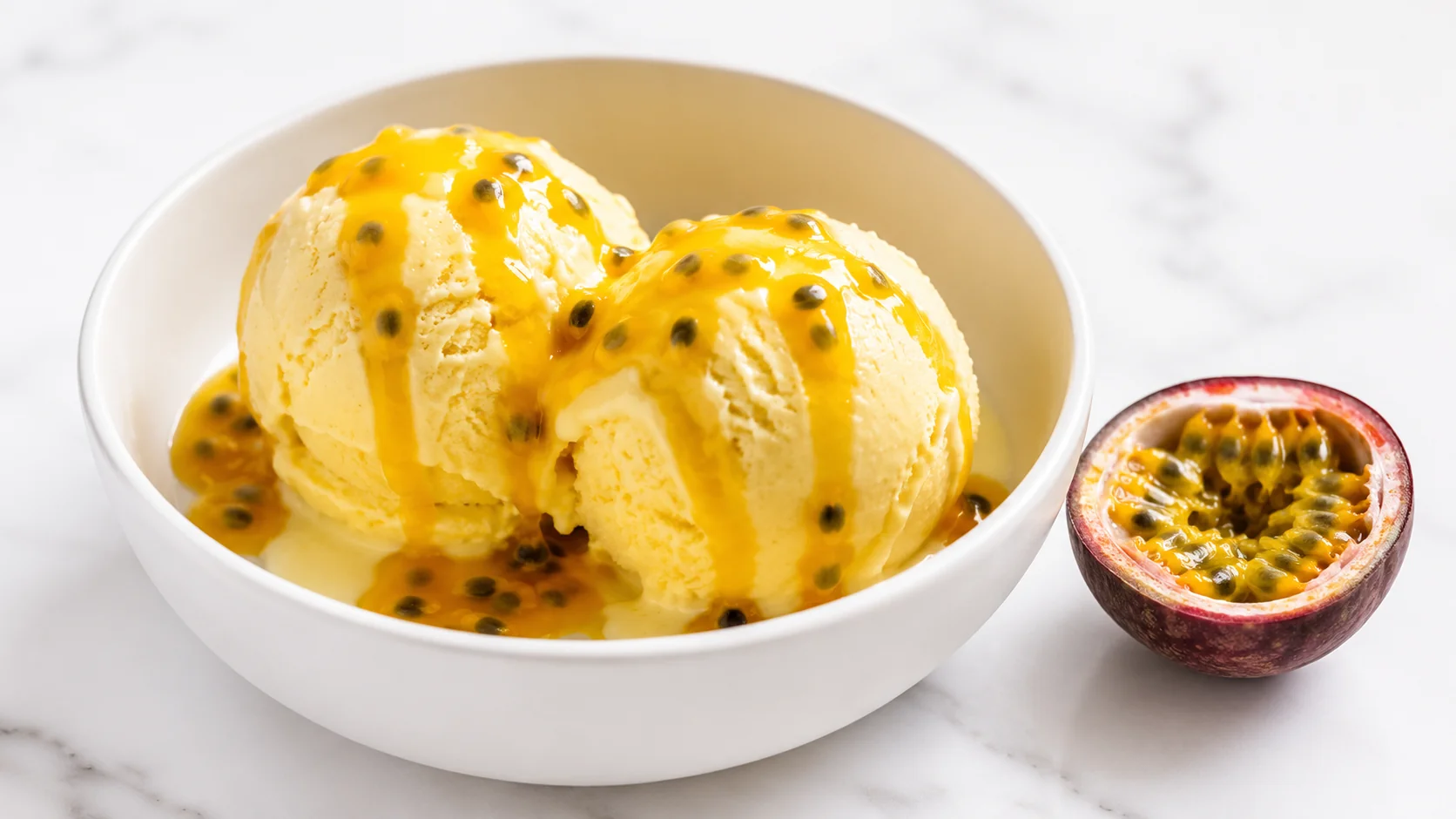 Passion Fruit Frozen Yoghurt